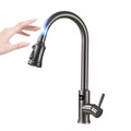 touch-activated kitchen faucet